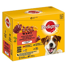 Pedigree 100gx12ks kapsička adult - krabice v želé dog
