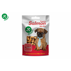 Sušené lososové mini kousky pro štěňata, 50 g, mini masový štěněcí pamlsek (Puppies Salmon Mini Bits Meat Snack) Sušené lososové mini kousky pro štěňata, 50 g, mini masový štěněcí pamlsek (Puppies Salmon Mini Bits Meat Snack)