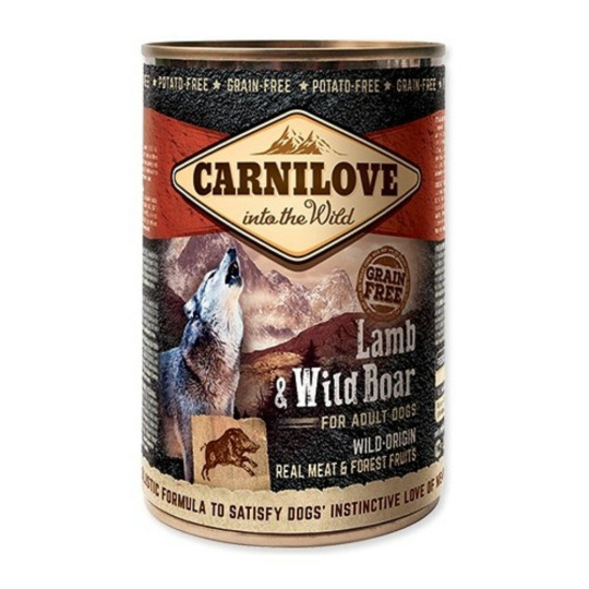 Carnilove Wild Meat Lamb/ Wild Boar 400g