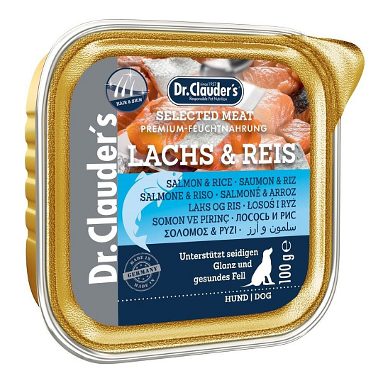 Dr.Clauder´s 100g paštika Lachs (losos) dog