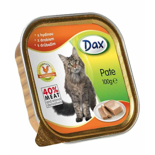 DAX vanička drůbeží pro kočky 100g