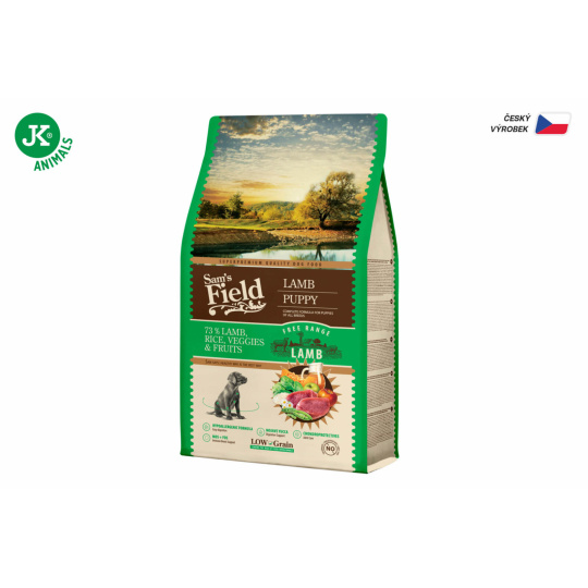 Sams Field Low Grain Puppy Lamb - Free Range 2,5 kg (Sams Field bez pšenice)