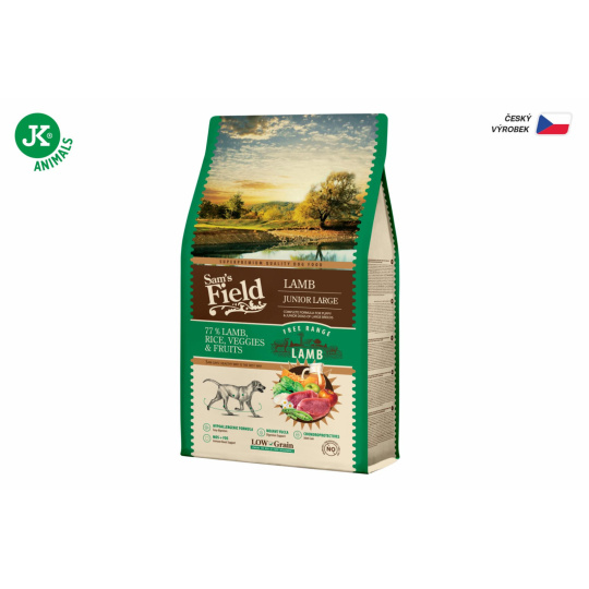 Sams Field Low Grain Junior Large Lamb - Free Range 2,5 kg (Sams Field bez pšenice)