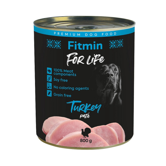Fitmin For Life krůtí konzerva pro psy 400g