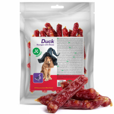 Meat Snack Duck Meat Sausages With Cheese, kachní klobásky se sýrem, masový pamlsek 500 g Meat Snack Duck Meat Sausages With Cheese, kachní klobásky se sýrem, masový pamlsek 500 g