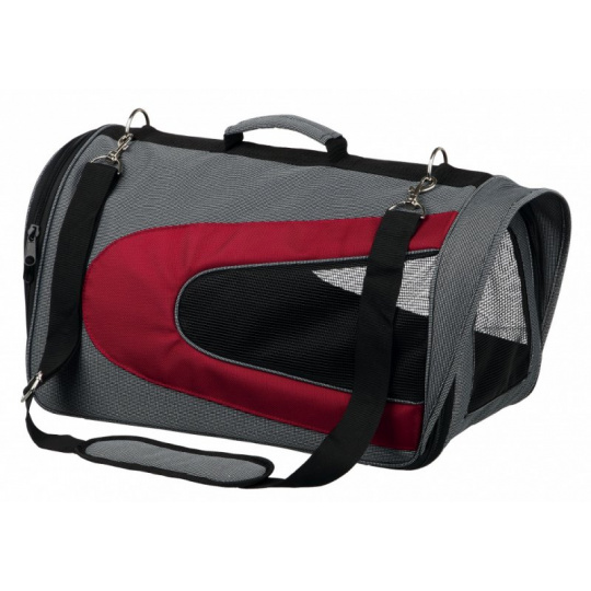 ALINA bag, nylonová přepravní taška se síťkou 27x27x52 cm  - šed