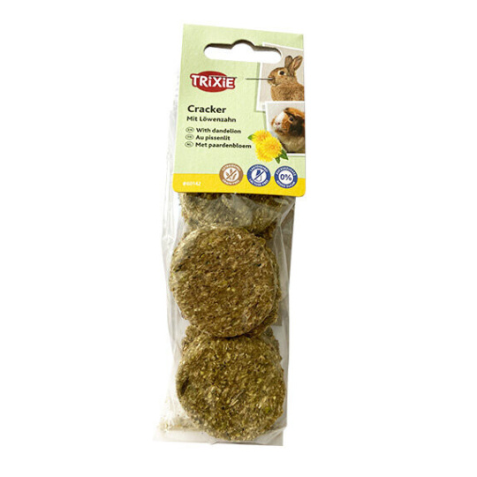 Cracker, sušenky pro hlodavce s pampeliškou, ⌀ 4 cm / 150 g Cracker, sušenky pro hlodavce s pampeliškou, ⌀ 4 cm / 150 g