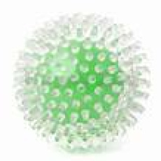 TPR-míč s bodlinami odolná hračka z termoplast. pryže (zelený)