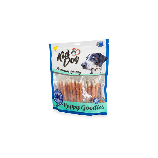 KIDDOG kuřecí masíčko na buvolí tyčince - 8 mm/12 cm 500 g
