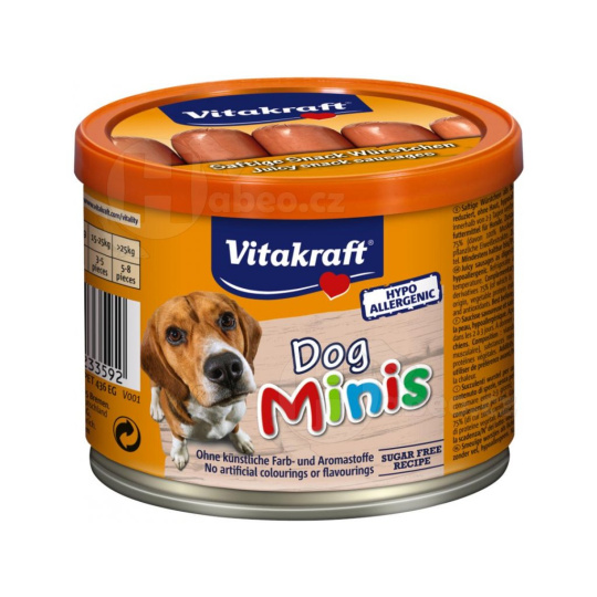 Vitakraft Dog Minis 120g, párečky pro psy