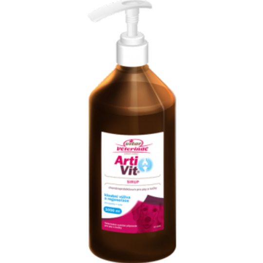Nomaad Artivit 1000ml sirup s pumpičkou 