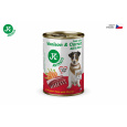 JK Premium Venison &#38; Carrot, Paté with Chunks, 60 % Meat, zvěřina s mrkví, prémiová konzerva pro psy, 400 g