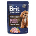 Brit Premium Dog Puppy Fillets Gravy Turkey&Carrots 85g