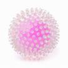 TPR-míč s bodlinami odolná hračka z termoplast. pryže (růžový)