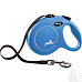 Vodítko FLEXI Classic NEW L pásek 5m/50kg modrá