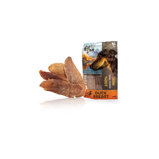 KIDDOG SUPER PREMIUM 100% kachní prsa, tenké plátky 50 g