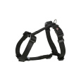 H- postroj PREMIUM, M-L 52-75cm/20mm,černý