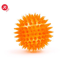 Míč s bodlinami - oranžový, odolná (gumová) hračka z termoplastické pryže Míč s bodlinami - oranžový, odolná (gumová) hračka z termoplastické pryže