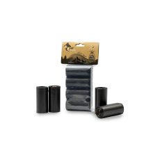 PetBuddy sáčky na exkrementy KLASIK 4 role/ á 20 sáčků, černé bez potisku PetBuddy sáčky na exkrementy KLASIK 4 role/ á 20 sáčků, černé bez potisku