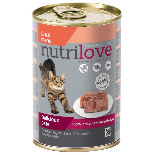 Nutrilove 400g paté kachna 