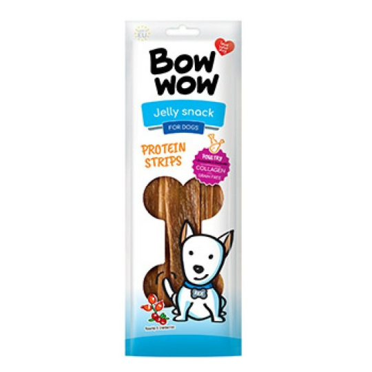 Bow Wow Jelly snack Protein strips 60g