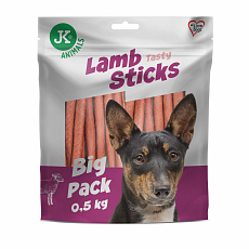 JK ANIMALS Lamb Tasty Sticks, sušené jehněčí tyčinky, 500 g JK ANIMALS Lamb Tasty Sticks, sušené jehněčí tyčinky, 500 g