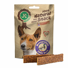 JK ANIMALS 100% Natural Snack, Monoprotein Duck, 100% KACHNÍ, 100 g