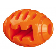Soft Strong rugby míč TPR termoplastová guma 10 cm oranžový