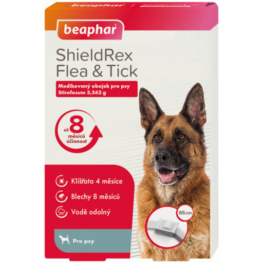 Obojek Beaphar ShieldRex Flea/Tick pro psy 65cm
