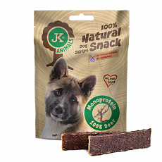 JK ANIMALS 100% Natural Snack, Monoprotein Deer, 100% JELENÍ, 100 g